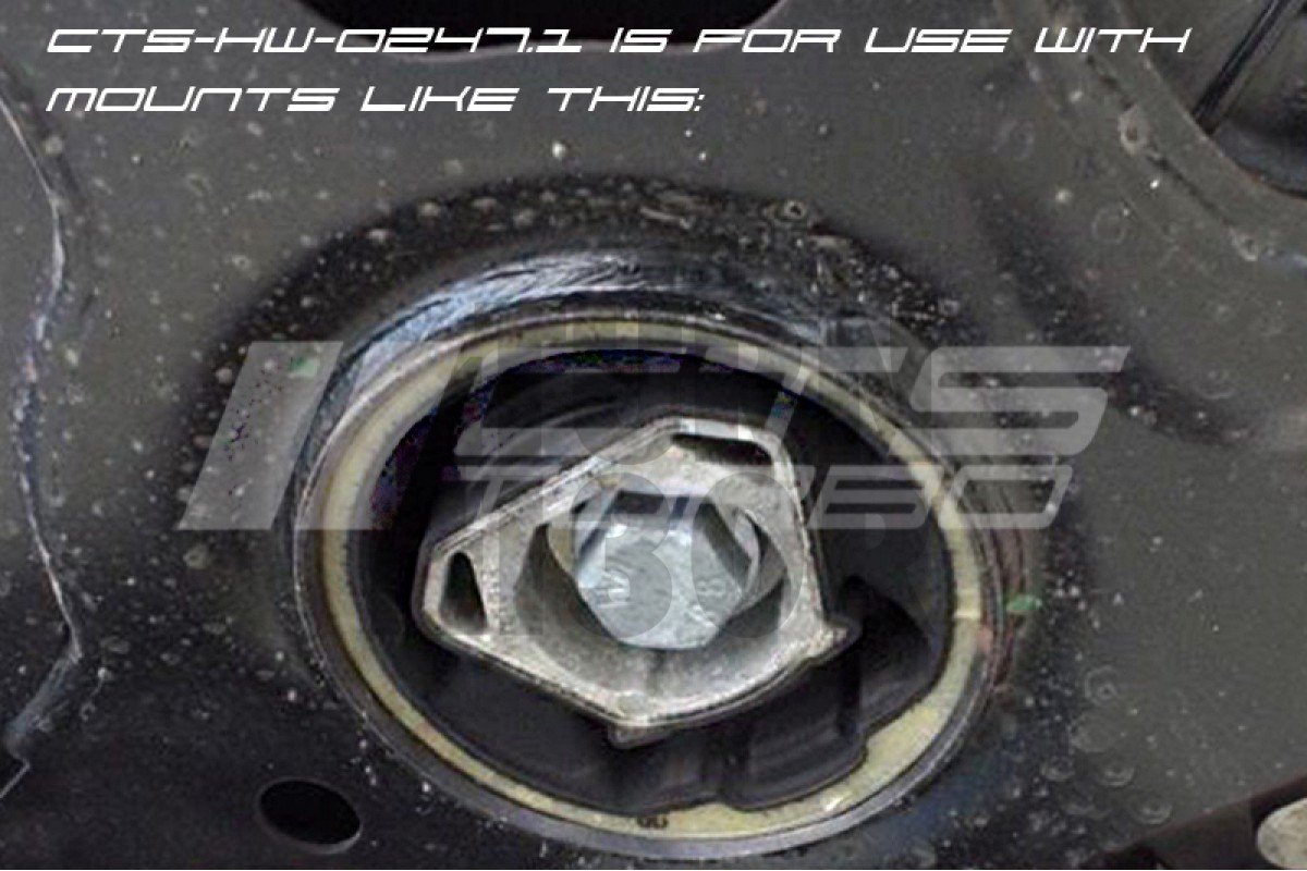 CTS Turbo Dogbone Mount Insert Golf 7 GTI / Golf 7 R / Leon 3 Cupra / S3 8V / TT 8S CTS Turbo Dogbone Mount Insert Golf 7 GTI / Golf 7 R / Leon 3 Cupra / S3 8V / TT 8S