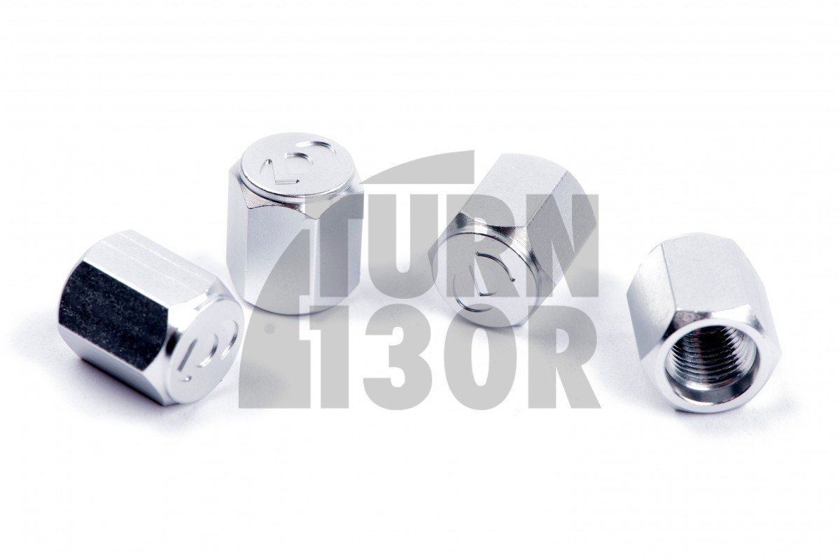 Dinan Valve Stem Caps in Silver, Black, or Gunmetal Dinan Valve Stem Caps in Silver, Black, or Gunmetal