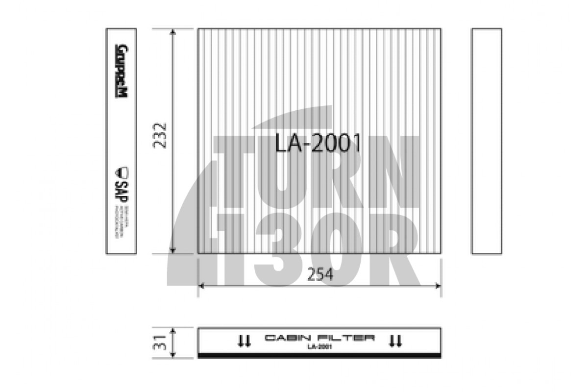Hepa Cabin Filter for S3 8V, RS3 8Y, SQ2, Leon 3, Golf 7, TT 8S, and Golf 8 by Gruppe M Hepa Cabin Filter for S3 8V, RS3 8Y, SQ2, Leon 3, Golf 7, TT 8S, and Golf 8 by Gruppe M