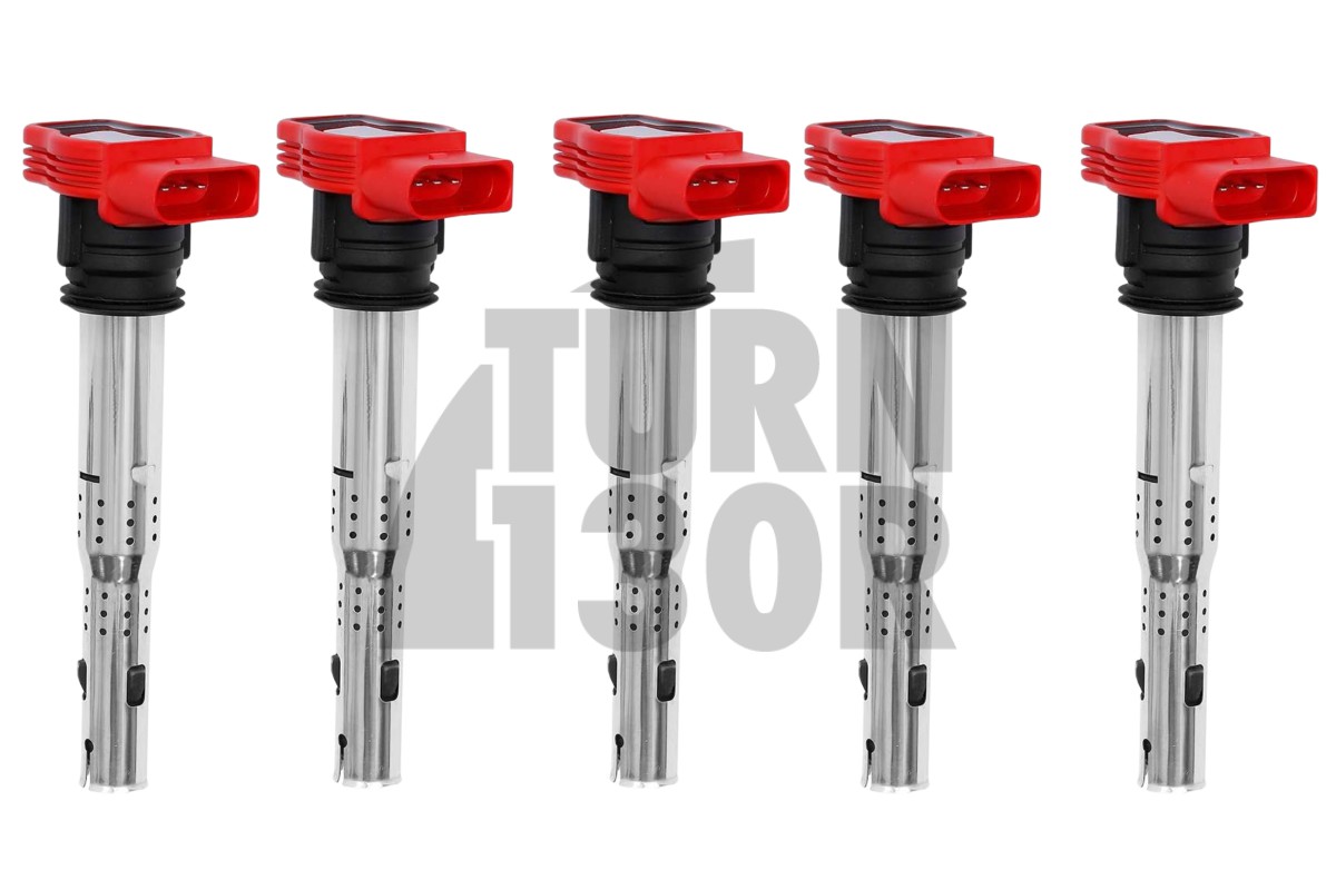 NGK red coil packs designed for Audi RS3 8P / 8V 367 and TTRS Mk2, compatible with the Audi R8 NGK red coil packs designed for Audi RS3 8P / 8V 367 and TTRS Mk2, compatible with the Audi R8