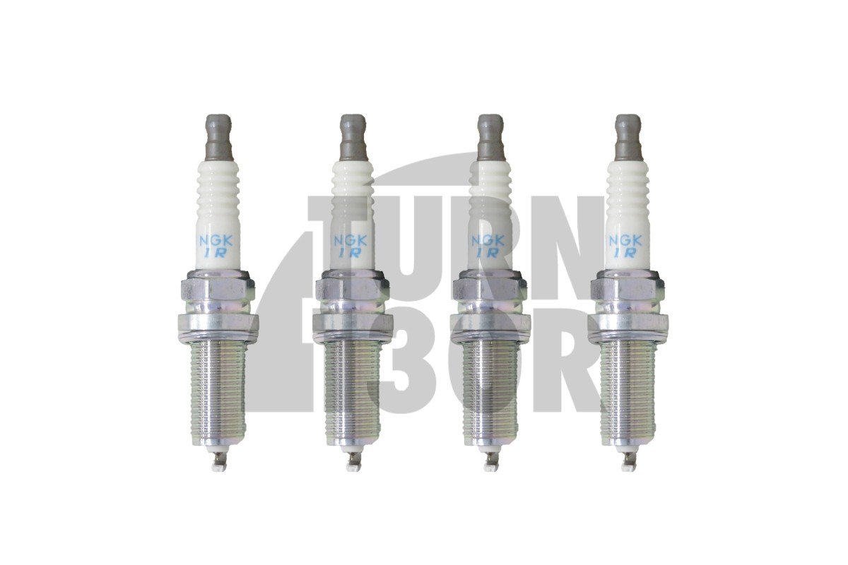 Spark plugs designed for Mitsubishi Lancer Evo 9 by NGK, specifically the ILFR7H model Spark plugs designed for Mitsubishi Lancer Evo 9 by NGK, specifically the ILFR7H model