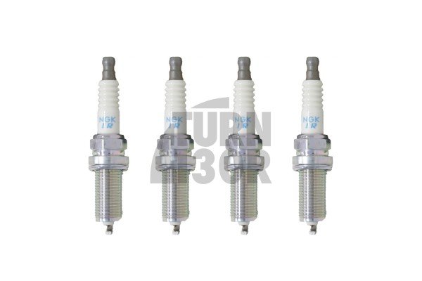 Spark plugs designed for Mitsubishi Lancer Evo 9 by NGK, specifically the ILFR7H model