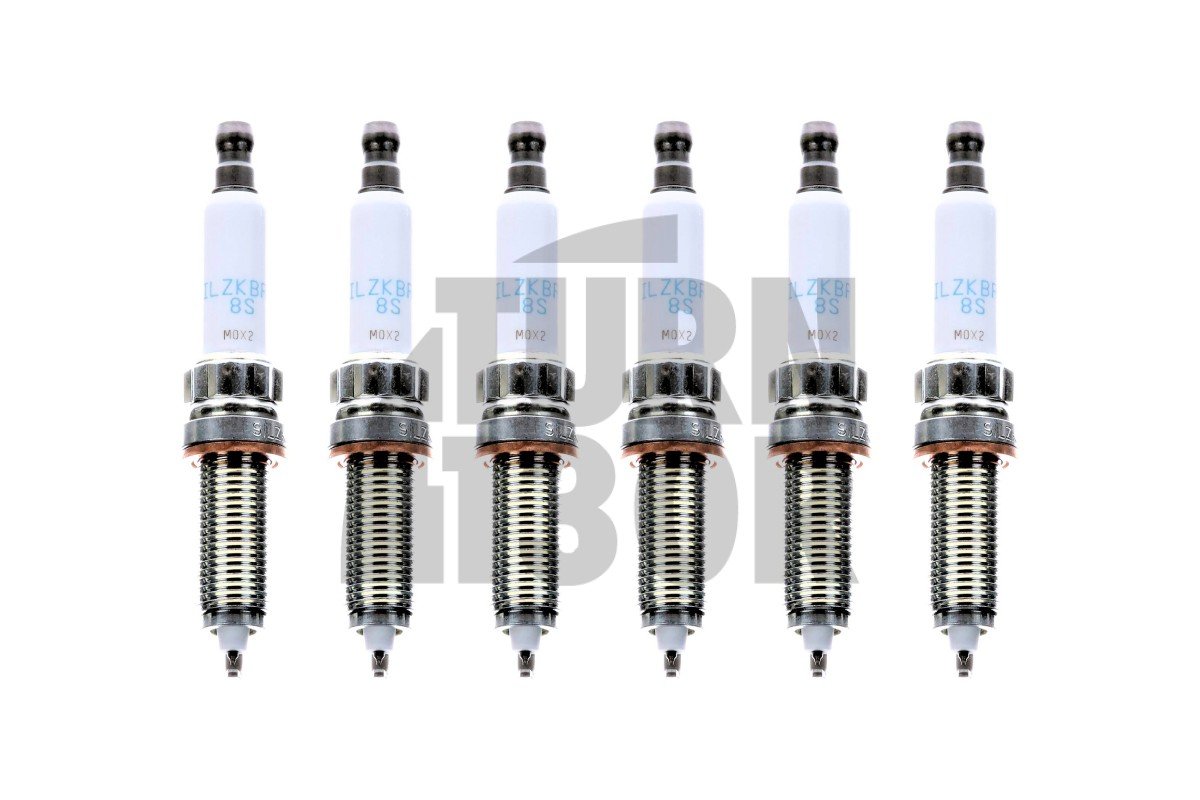 Spark plugs by NGK with the model SILZKBR8D8S designed for BMW 135i, 235i, 335i, 435i, and M2 N55 engines Spark plugs by NGK with the model SILZKBR8D8S designed for BMW 135i, 235i, 335i, 435i, and M2 N55 engines