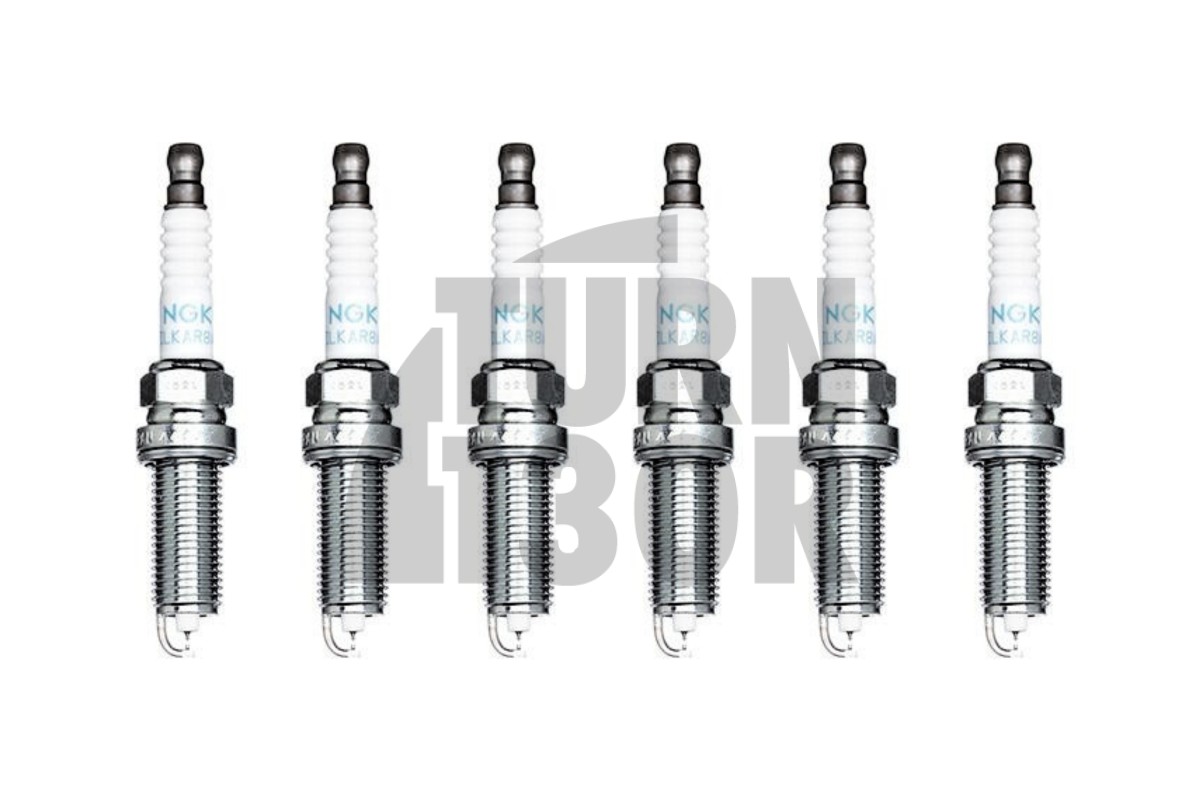 Spark plugs by NGK with the model SILZKBR8D8S designed for BMW M3 F80, M4 F8x, and M2 Comp F87 Spark plugs by NGK with the model SILZKBR8D8S designed for BMW M3 F80, M4 F8x, and M2 Comp F87