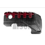 Eventuri Carbon Fiber / Red Kevlar Engine Cover for Audi RS3 8V.5 / TTRS 8S and RS3 8Y Eventuri Carbon Fiber / Red Kevlar Engine Cover for Audi RS3 8V.5 / TTRS 8S and RS3 8Y