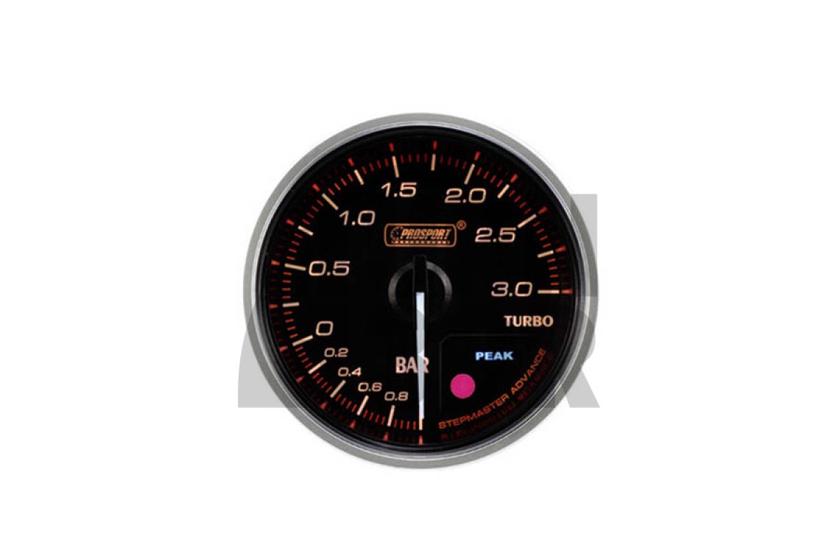 60mm Red / White 3 bars Boost Pressure Gauge Prosport Supreme 60mm Red / White 3 bars Boost Pressure Gauge Prosport Supreme