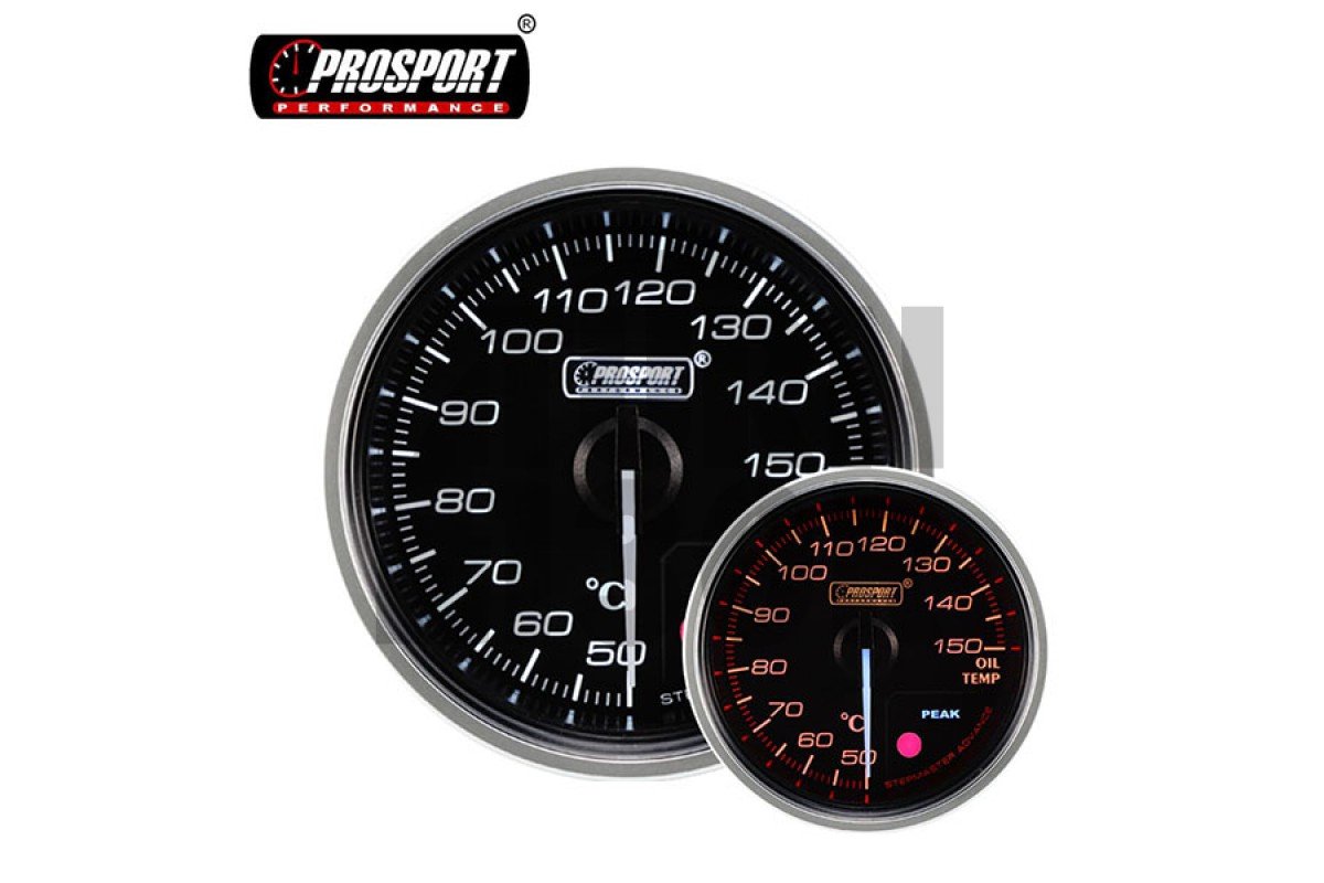 60mm Red / White Oil Temperature Gauge Prosport Supreme 60mm Red / White Oil Temperature Gauge Prosport Supreme