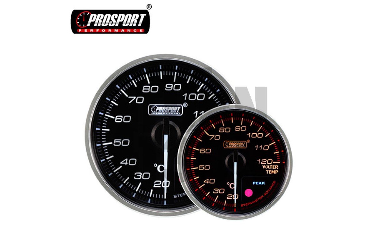 60mm Red / White Water Temperature Gauge Prosport Supreme 60mm Red / White Water Temperature Gauge Prosport Supreme