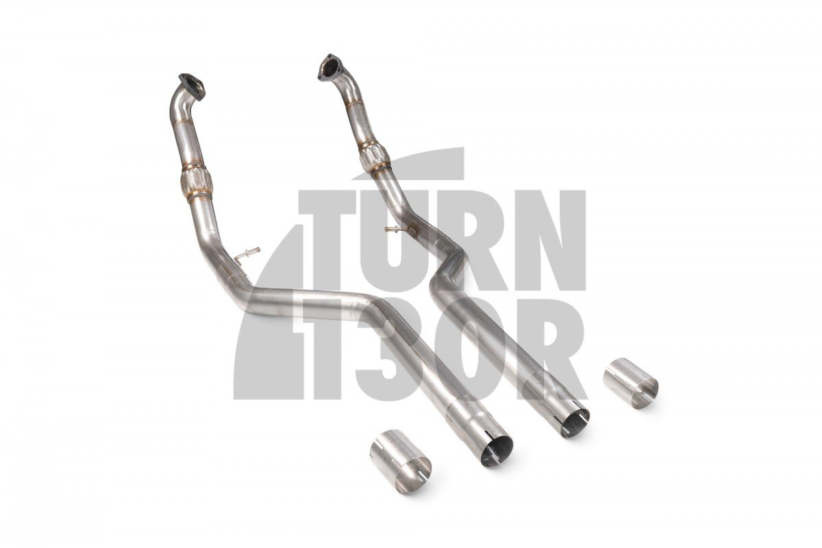 Audi S4 B9 / Audi S5 B9 Scorpion Front Exhaust Resonator Delete Audi S4 B9 / Audi S5 B9 Scorpion Front Exhaust Resonator Delete
