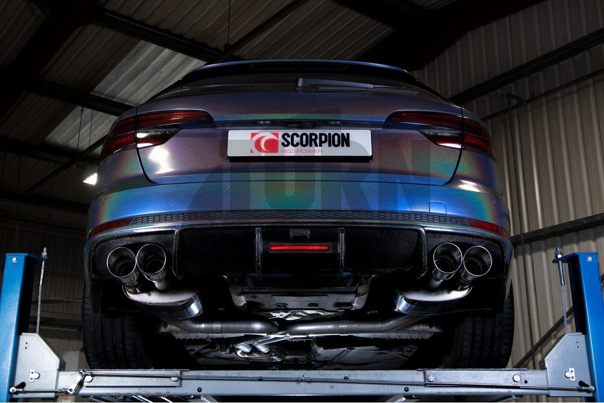 Audi S4 B9 Scorpion Half Exhaust System Audi S4 B9 Scorpion Half Exhaust System