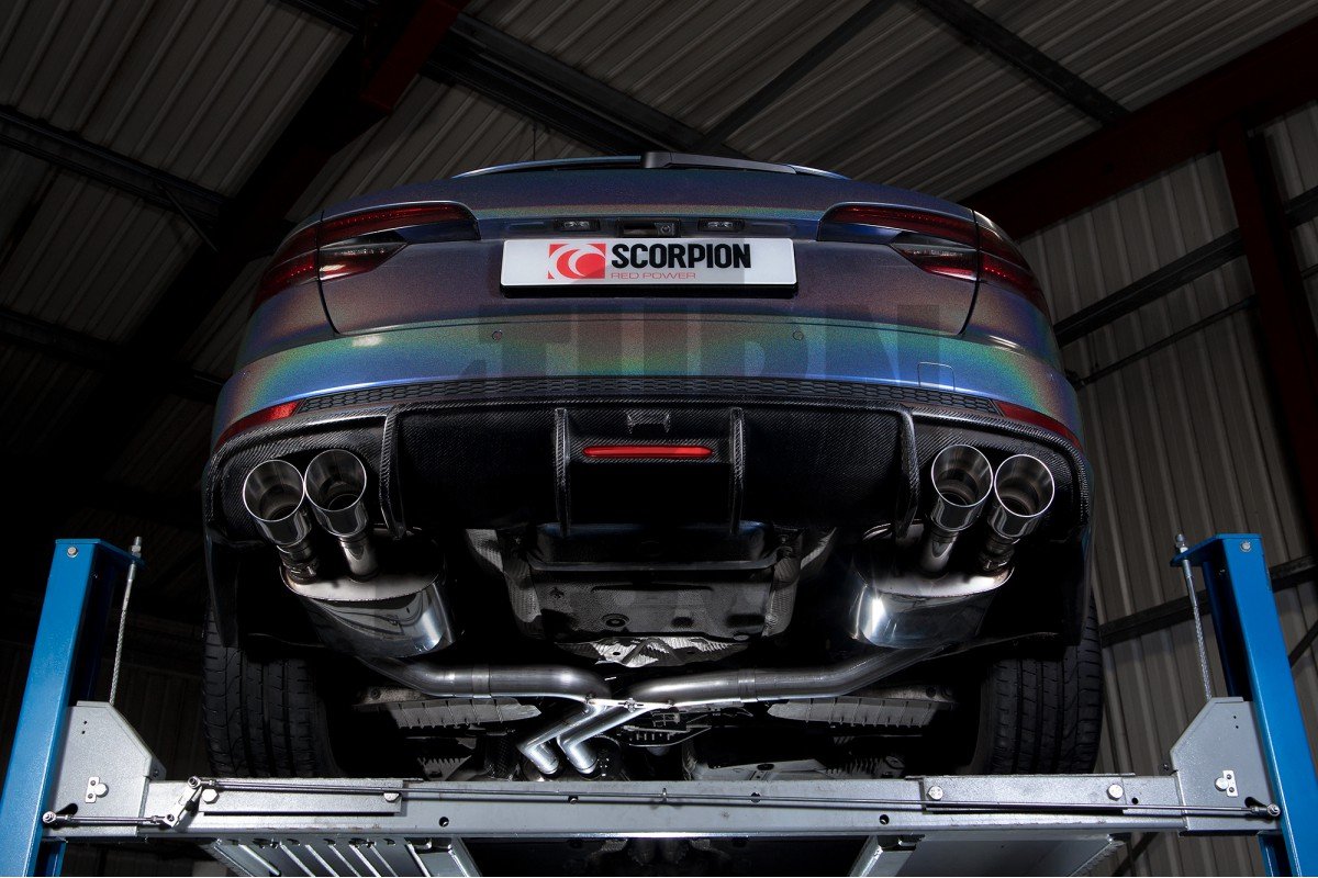 Audi S4 B9 Scorpion Half Exhaust System Audi S4 B9 Scorpion Half Exhaust System