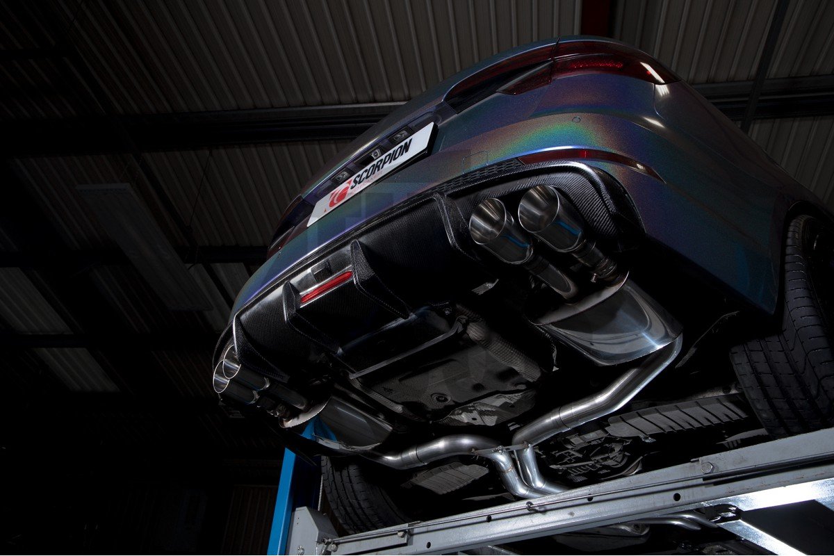 Audi S4 B9 Scorpion Half Exhaust System Audi S4 B9 Scorpion Half Exhaust System