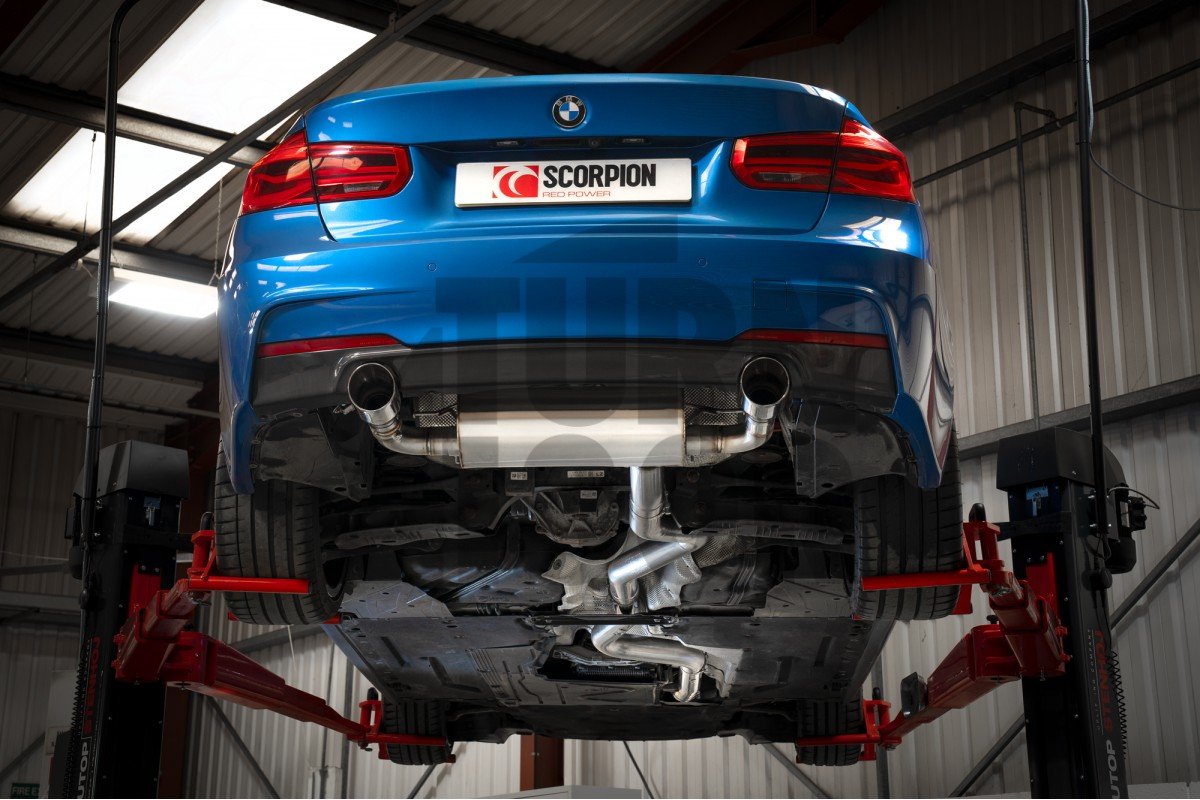 BMW 340i F30 / 440i F3x - no GPF Scorpion Catback Exhaust BMW 340i F30 / 440i F3x - no GPF Scorpion Catback Exhaust