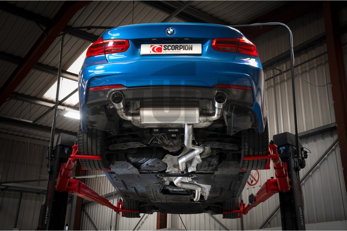 BMW 340i F30 / 440i F3x - no GPF Scorpion Catback Exhaust BMW 340i F30 / 440i F3x - no GPF Scorpion Catback Exhaust