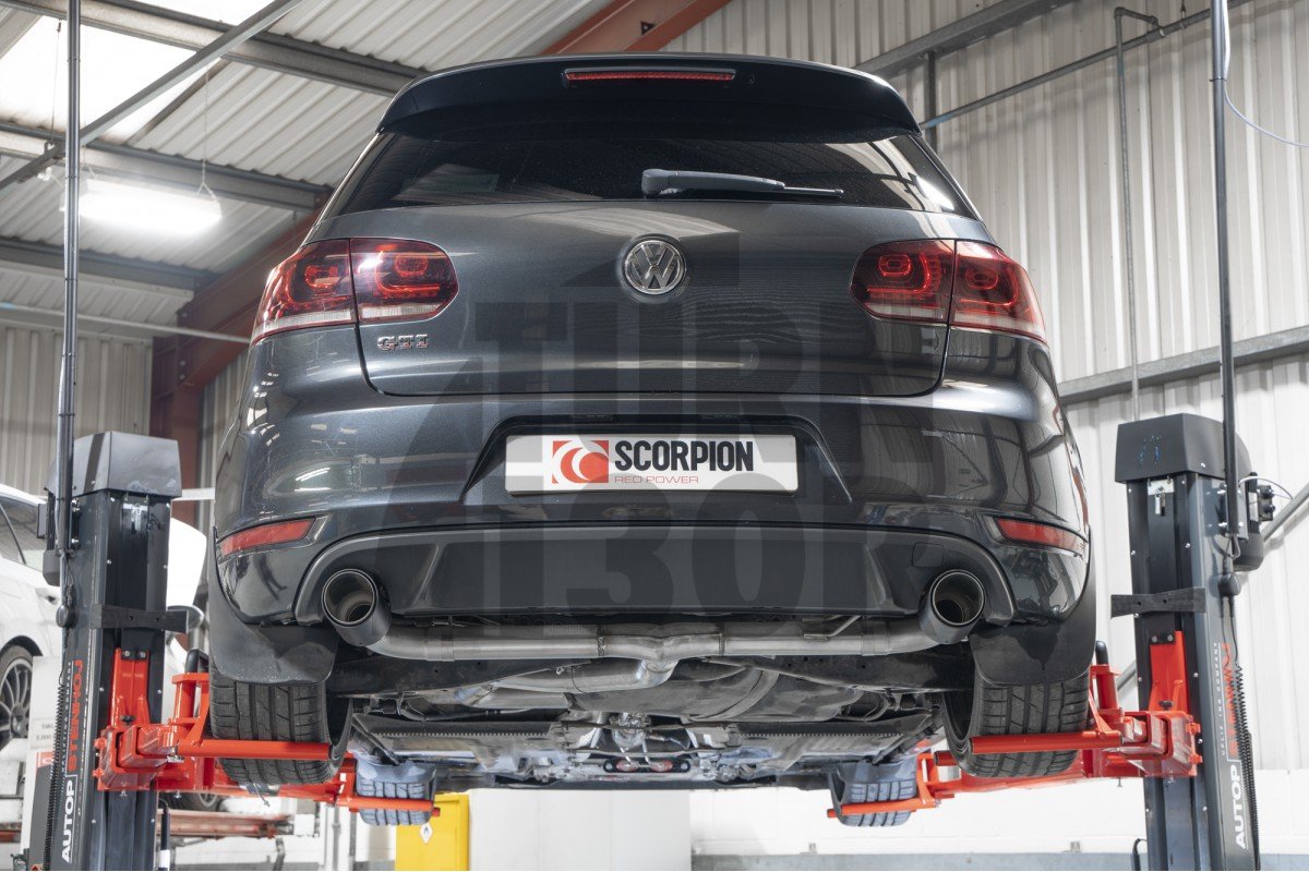 Golf 6 GTI Scorpion Predator Catback Exhaust Golf 6 GTI Scorpion Predator Catback Exhaust