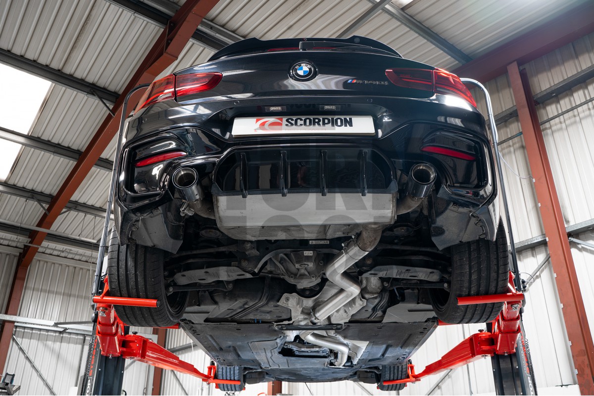 Scorpion Exhaust Resonator and GPF Delete for BMW 140i F2x with GPF Scorpion Exhaust Resonator and GPF Delete for BMW 140i F2x with GPF