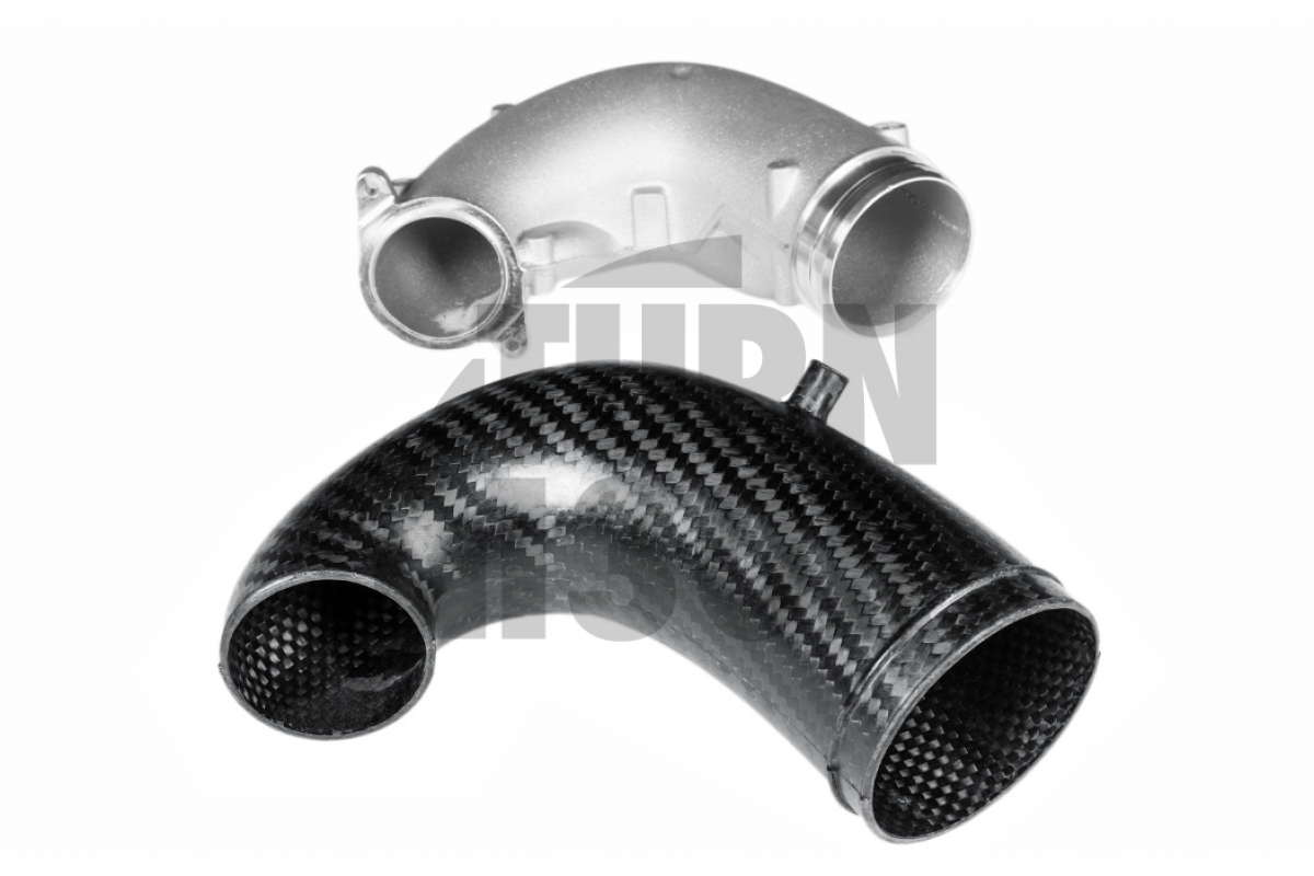 Eventuri Carbon Turbo Inlet for Audi RS3 8V.5 / TTRS 8S with TTE 625 / TTE 700 turbo flange Eventuri Carbon Turbo Inlet for Audi RS3 8V.5 / TTRS 8S with TTE 625 / TTE 700 turbo flange