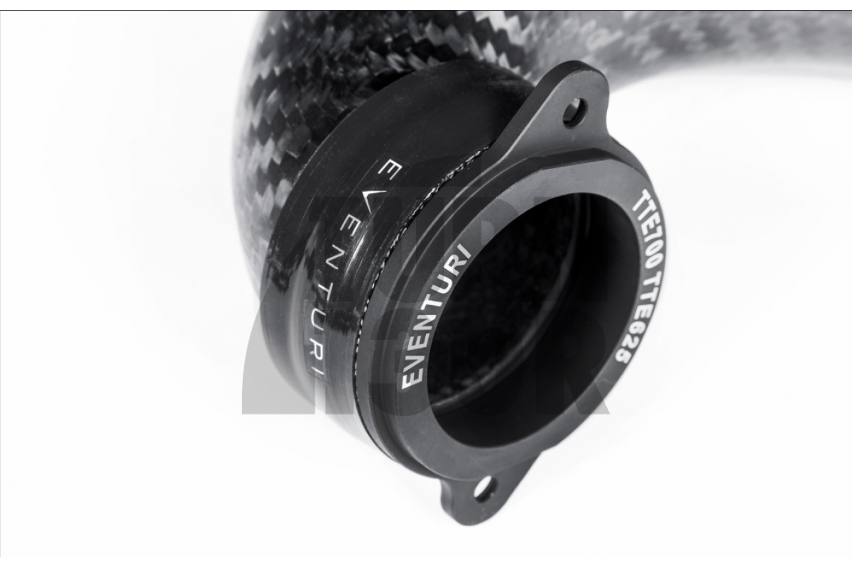 Eventuri Carbon Turbo Inlet for Audi RS3 8V.5 / TTRS 8S with TTE 625 / TTE 700 turbo flange Eventuri Carbon Turbo Inlet for Audi RS3 8V.5 / TTRS 8S with TTE 625 / TTE 700 turbo flange