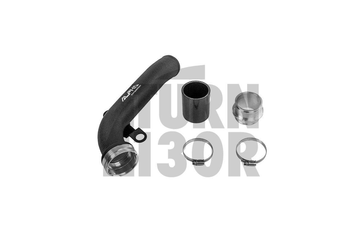 Turbo Outlet Discharge Pipe for Golf 6 GTI / Leon 2 FR / Scirocco / Octavia VRS 2.0 TSI Alpha Competition Turbo Outlet Discharge Pipe for Golf 6 GTI / Leon 2 FR / Scirocco / Octavia VRS 2.0 TSI Alpha Competition