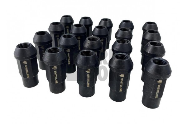 12x150 / 12x125 Wheels Lugs Nuts Black Whiteline