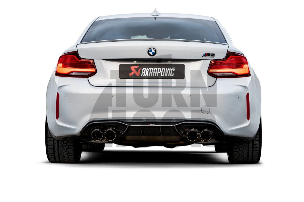 Akrapovic Slip-On Titanium Exhaust for BMW M2 Comp F87 Akrapovic Slip-On Titanium Exhaust for BMW M2 Comp F87