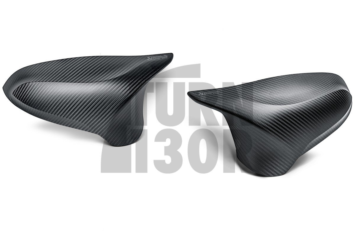 Akrapovic Carbon Fiber Mirror Caps for BMW M3 F80 / M4 F8x / M2 Comp F87 Akrapovic Carbon Fiber Mirror Caps for BMW M3 F80 / M4 F8x / M2 Comp F87