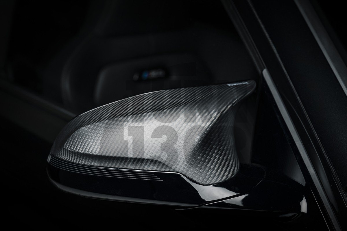 Akrapovic Carbon Fiber Mirror Caps for BMW M3 F80 / M4 F8x / M2 Comp F87 Akrapovic Carbon Fiber Mirror Caps for BMW M3 F80 / M4 F8x / M2 Comp F87