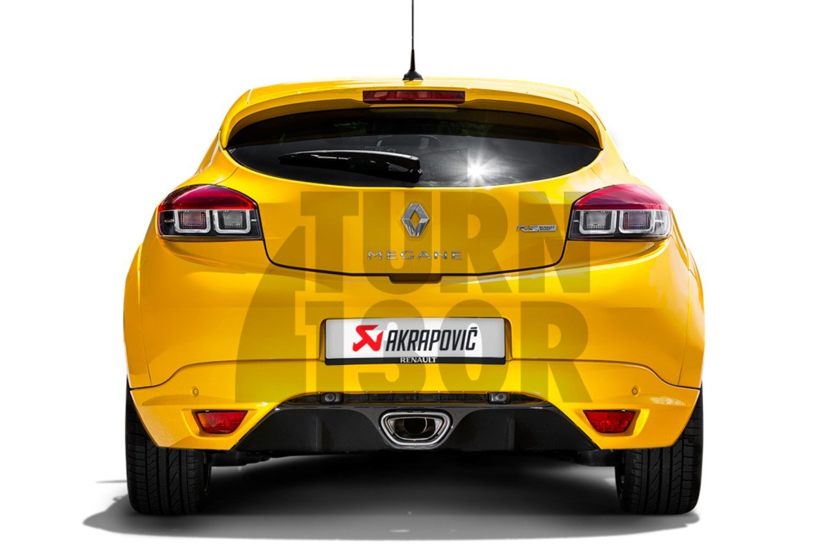 Akrapovic Evolution Line Exhaust for Megane 3 RS Akrapovic Evolution Line Exhaust for Megane 3 RS