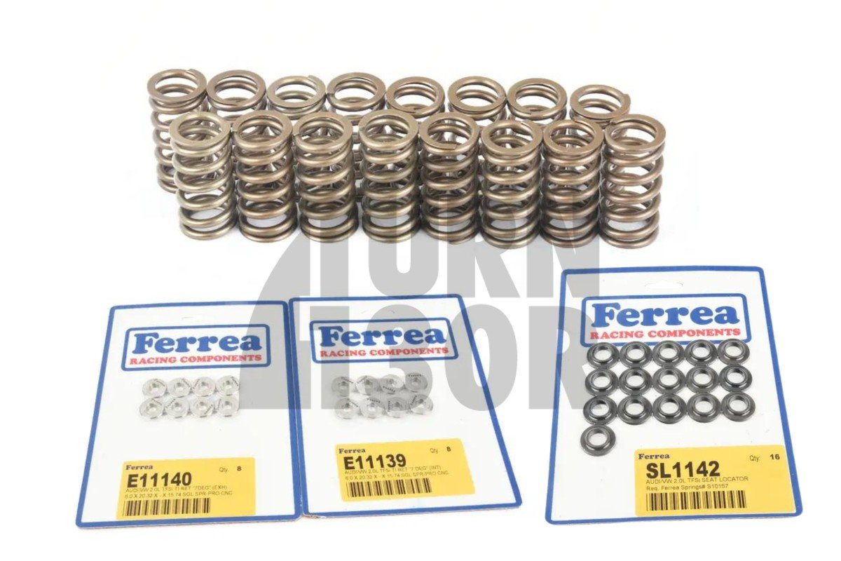 Golf 7 GTI / Golf 7 R / S3 8V / TT Mk3 / Leon 3 Cupra Ea888.3 Ferrea Valve Springs and Retainers Kit Golf 7 GTI / Golf 7 R / S3 8V / TT Mk3 / Leon 3 Cupra Ea888.3 Ferrea Valve Springs and Retainers Kit