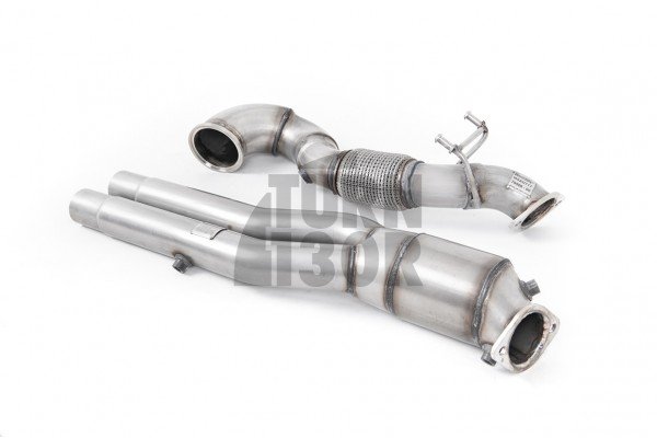 Milltek Large Bore Downpipe and Hi-Flow Sports Cat for Audi RS3 8V - 8V5 / 8Y / TTRS Mk3 8S / RSQ3
