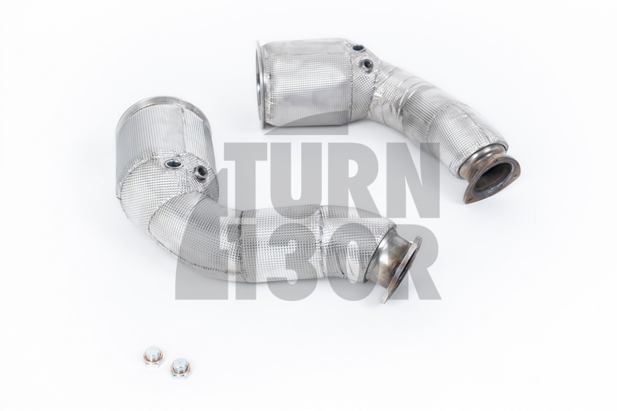 Lamborghini Urus Milltek Large-bore Downpipe and De-cat Lamborghini Urus Milltek Large-bore Downpipe and De-cat
