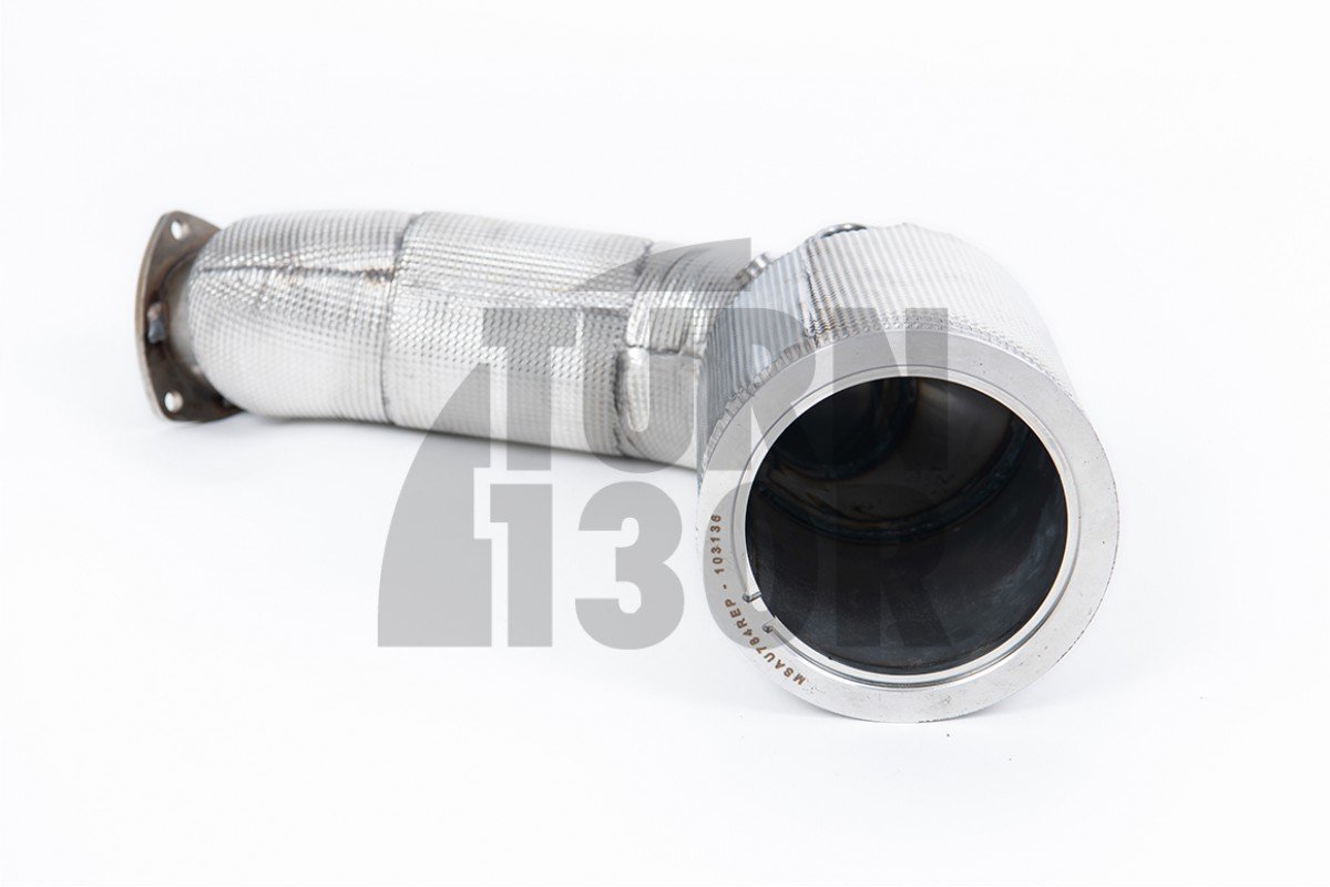 Lamborghini Urus Milltek Large-bore Downpipe and De-cat Lamborghini Urus Milltek Large-bore Downpipe and De-cat