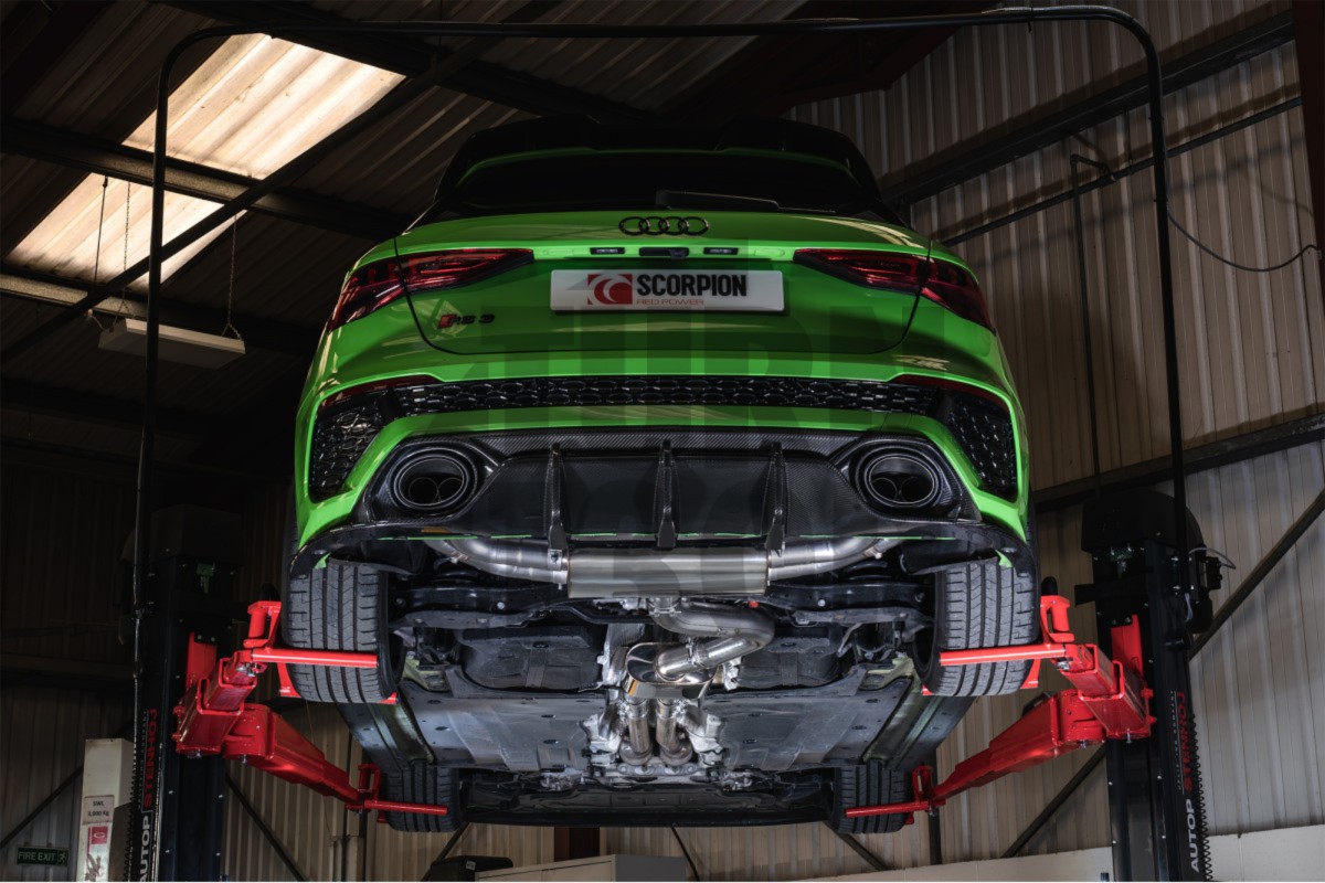 Scorpion Catback Exhaust for Audi RS3 8Y Sedan Scorpion Catback Exhaust for Audi RS3 8Y Sedan