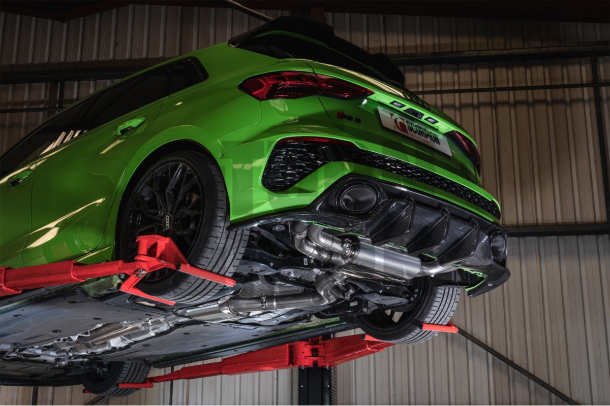 Scorpion Catback Exhaust for Audi RS3 8Y Sedan Scorpion Catback Exhaust for Audi RS3 8Y Sedan