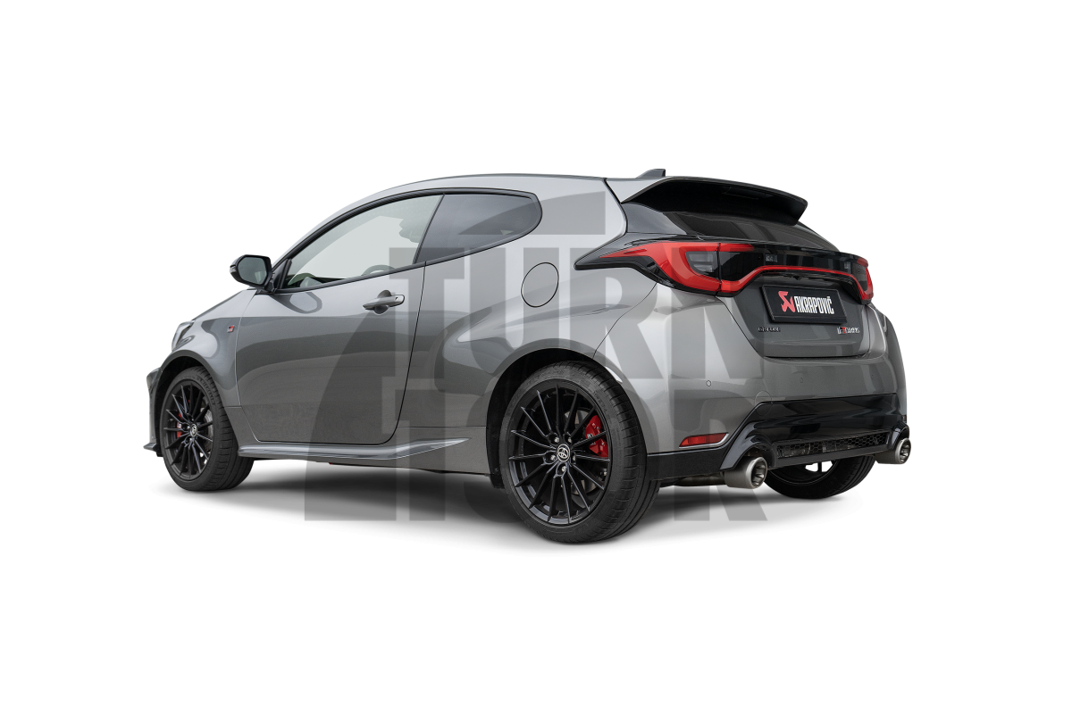 Akrapovic slip-on titanium Exhaust System for Yaris GR 2025+ Akrapovic slip-on titanium Exhaust System for Yaris GR 2025+