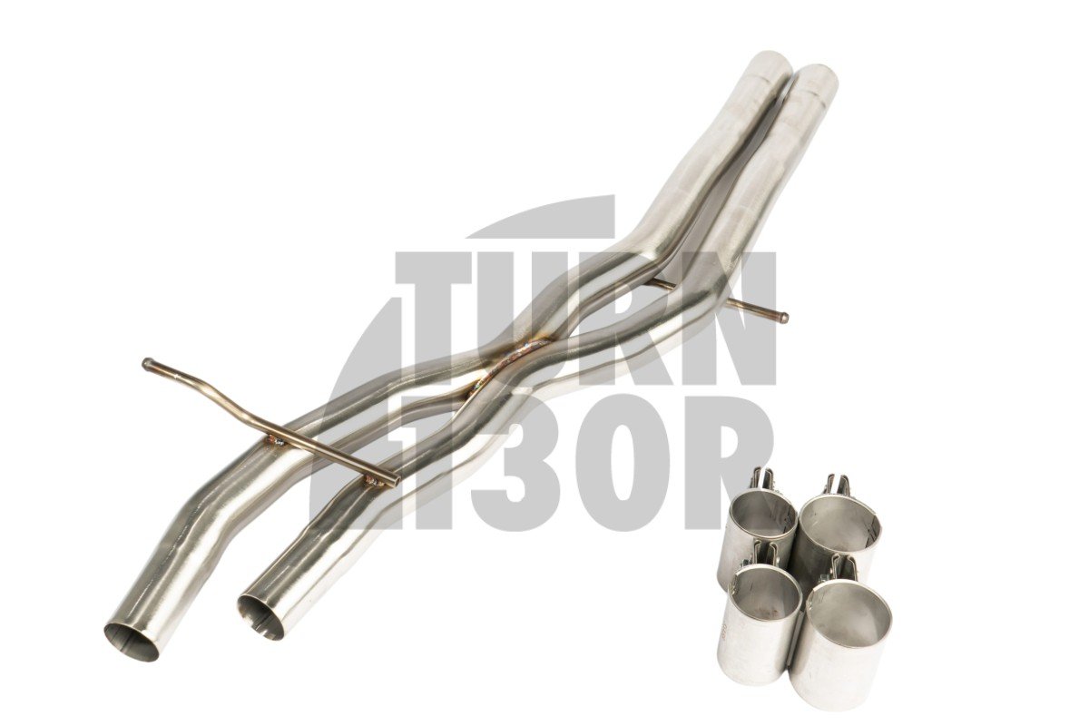 CTS Turbo Exhaust Resonator Delete Kit for Audi S4 B9 CTS Turbo Exhaust Resonator Delete Kit for Audi S4 B9