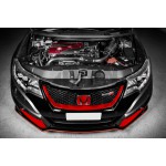 Honda Civic Type R FK2 / FK8 Carbon Fiber / Red Kevlar Engine Cover by Eventuri Honda Civic Type R FK2 / FK8 Carbon Fiber / Red Kevlar Engine Cover by Eventuri