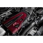 Honda Civic Type R FK2 / FK8 Carbon Fiber / Red Kevlar Engine Cover by Eventuri Honda Civic Type R FK2 / FK8 Carbon Fiber / Red Kevlar Engine Cover by Eventuri
