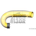 Eventuri Carbon Fiber Turbo Inlet Tube for Honda Civic Type R FK2 Eventuri Carbon Fiber Turbo Inlet Tube for Honda Civic Type R FK2