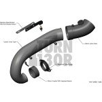 Eventuri Carbon Fiber Turbo Inlet Tube for Honda Civic Type R FK8 Eventuri Carbon Fiber Turbo Inlet Tube for Honda Civic Type R FK8