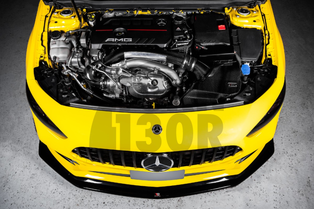Eventuri Carbon Fiber Turbo Inlet Tube for Mercedes Benz A35 AMG W177 Eventuri Carbon Fiber Turbo Inlet Tube for Mercedes Benz A35 AMG W177