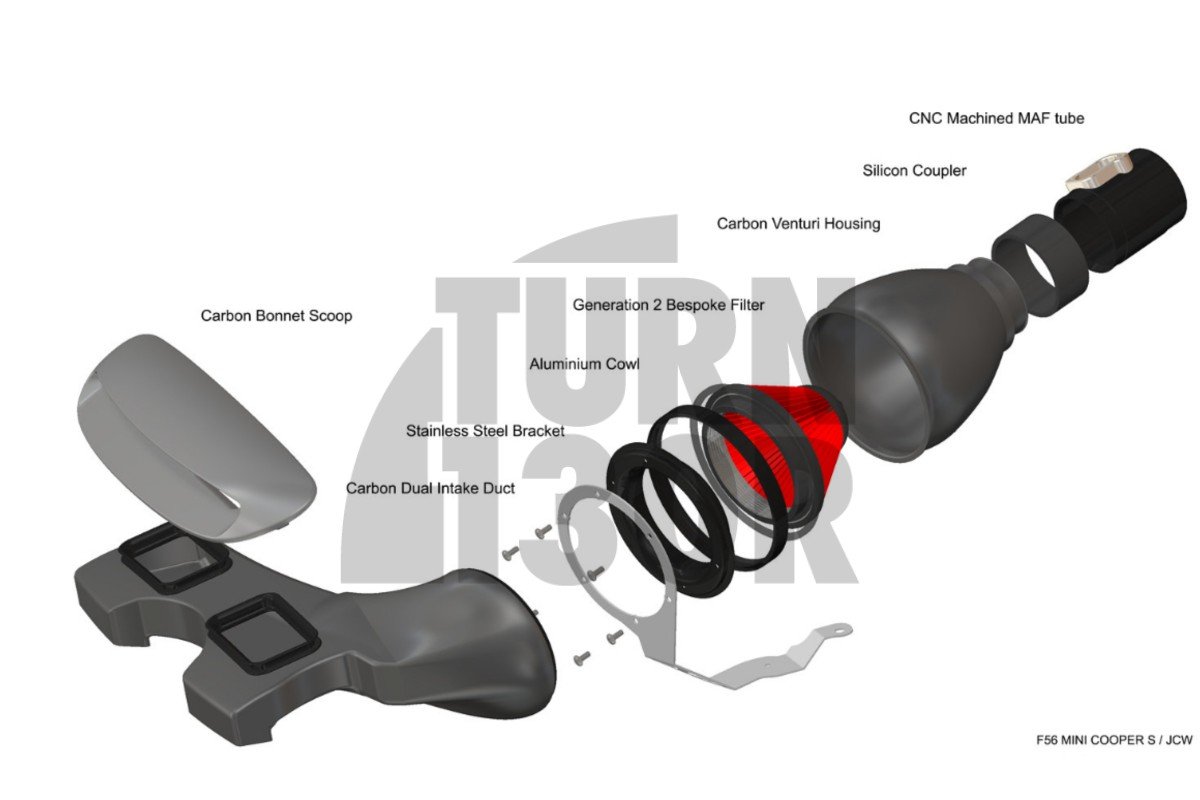 Eventuri Carbon Fiber Intake System for Mini Cooper S / JCW F56 Eventuri Carbon Fiber Intake System for Mini Cooper S / JCW F56