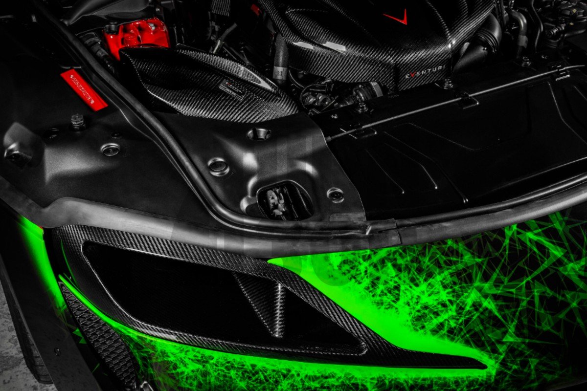 Eventuri Carbon Fiber Headlight Duct for Toyota Supra GR 3.0 A90 MK5 Eventuri Carbon Fiber Headlight Duct for Toyota Supra GR 3.0 A90 MK5