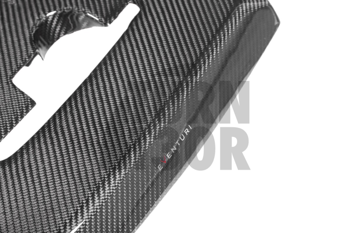 Eventuri Carbon Fiber / Red Kevlar Engine Cover for Toyota Yaris GR Eventuri Carbon Fiber / Red Kevlar Engine Cover for Toyota Yaris GR