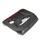 Eventuri Carbon Fiber / Red Kevlar Engine Cover for Toyota Yaris GR Eventuri Carbon Fiber / Red Kevlar Engine Cover for Toyota Yaris GR
