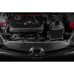 Eventuri Carbon Fiber / Red Kevlar Engine Cover for Toyota Yaris GR Eventuri Carbon Fiber / Red Kevlar Engine Cover for Toyota Yaris GR