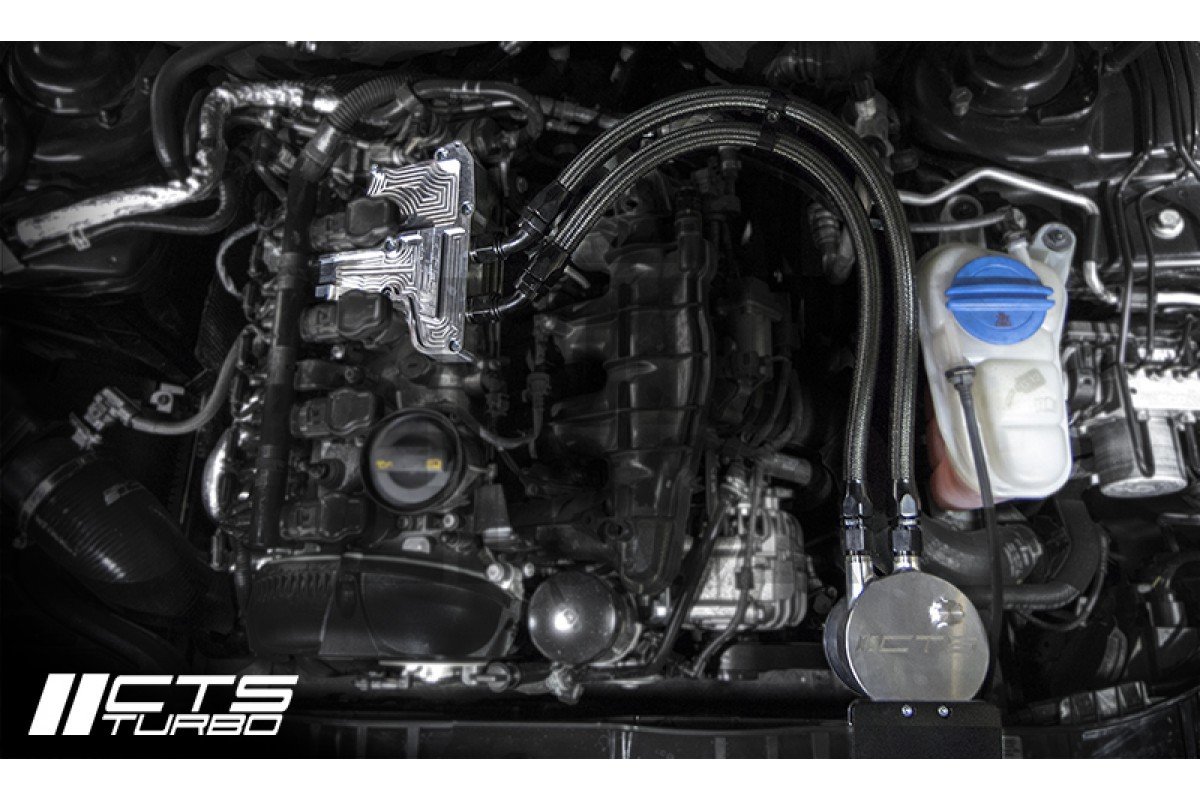 CTS Turbo Oil Catch Can for Audi A4 and A5 B8/B8.5 2.0 TFSI CTS Turbo Oil Catch Can for Audi A4 and A5 B8/B8.5 2.0 TFSI