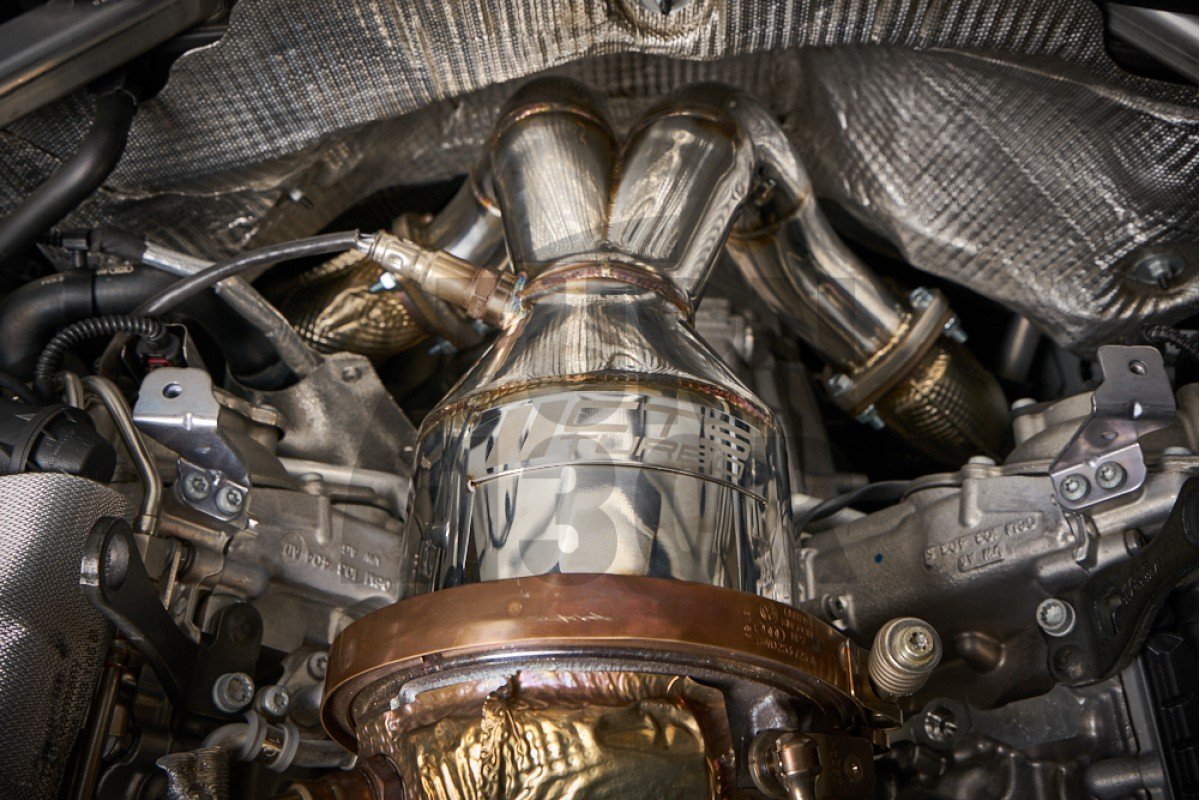 CTS Turbo Decat Downpipe for Audi S4 and S5 B9 CTS Turbo Decat Downpipe for Audi S4 and S5 B9